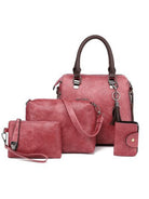 New Retro Mother-in-Chief Handbag Four-Piece Set - ElegantAlpha®