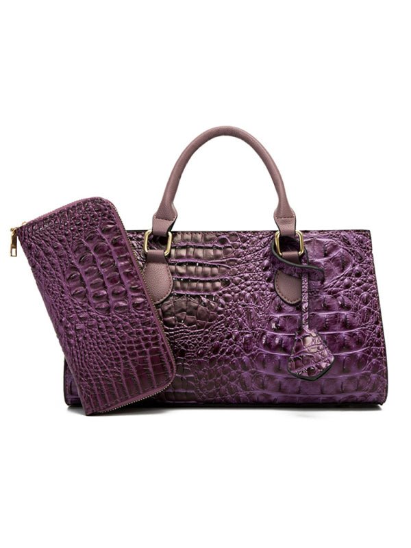 Retro Fashion Embossed Handheld Bag - ElegantAlpha®