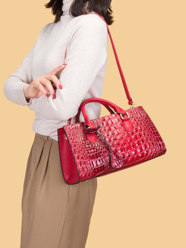 Retro Fashion Embossed Handheld Bag - ElegantAlpha®