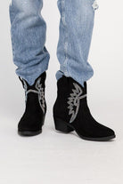 Rhinestone Western Booties - ElegantAlpha®