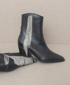 Rowan - Rhinestone Fringe Boot - ElegantAlpha®