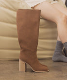 Shiloh - Knee High Block Heel Boots - ElegantAlpha®