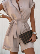 Short Sleeve Romper - ElegantAlpha