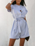 Short Sleeve Romper - ElegantAlpha