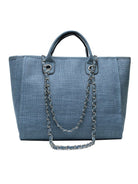 Single shoulder diagonal chain tote bag - ElegantAlpha®