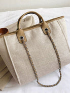 Single shoulder diagonal chain tote bag - ElegantAlpha®