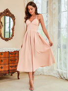 Spring And Summer New Suspenders Sexy Swing Dress - ElegantAlpha®