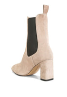 Suede High Ankle Chel Boots - ElegantAlpha®