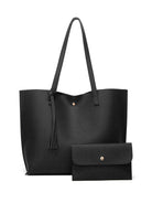 Tassel Zip Large Capacity Shoulder Tote Bag - ElegantAlpha®