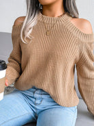 Thick Knit Loose Fit Wool Sweater - ElegantAlpha®