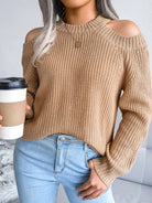 Thick Knit Loose Fit Wool Sweater - ElegantAlpha®