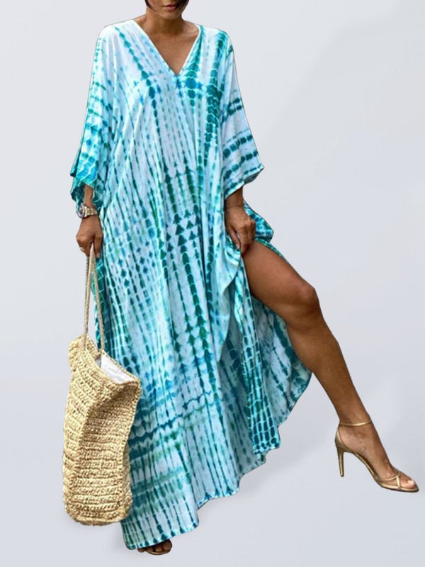 Tie Dye Cover-up Caftan - ElegantAlpha®