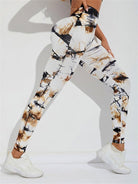 Tie Dye High Waist Fitness Pants - ElegantAlpha®