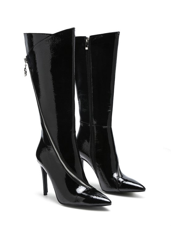 TSAROH ZIP AROUND CALF BOOT - ElegantAlpha®