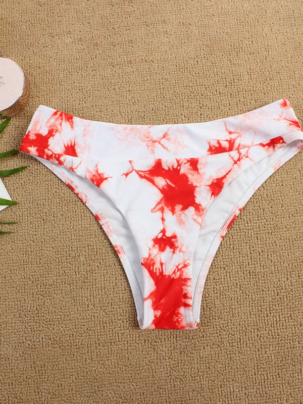 Two-piece swimsuit tie-dye gradient push-up bikini - ElegantAlpha®