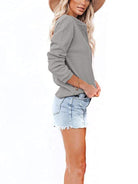 V-neck Long-sleeved Top - ElegantAlpha®