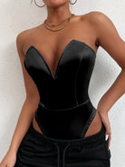 V -neck tube jumpsuit - ElegantAlpha®