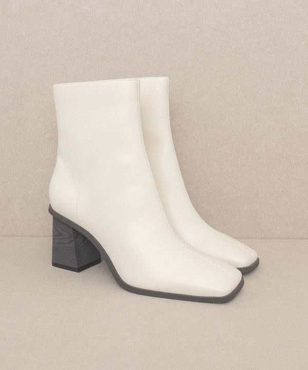 Vera - Square Toe Ankle Boots - ElegantAlpha®