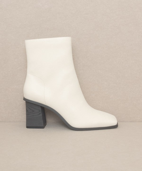 Vera - Square Toe Ankle Boots - ElegantAlpha®