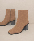 Vera - Square Toe Ankle Boots - ElegantAlpha®