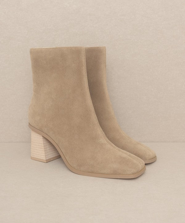 Vera - Square Toe Ankle Boots - ElegantAlpha®