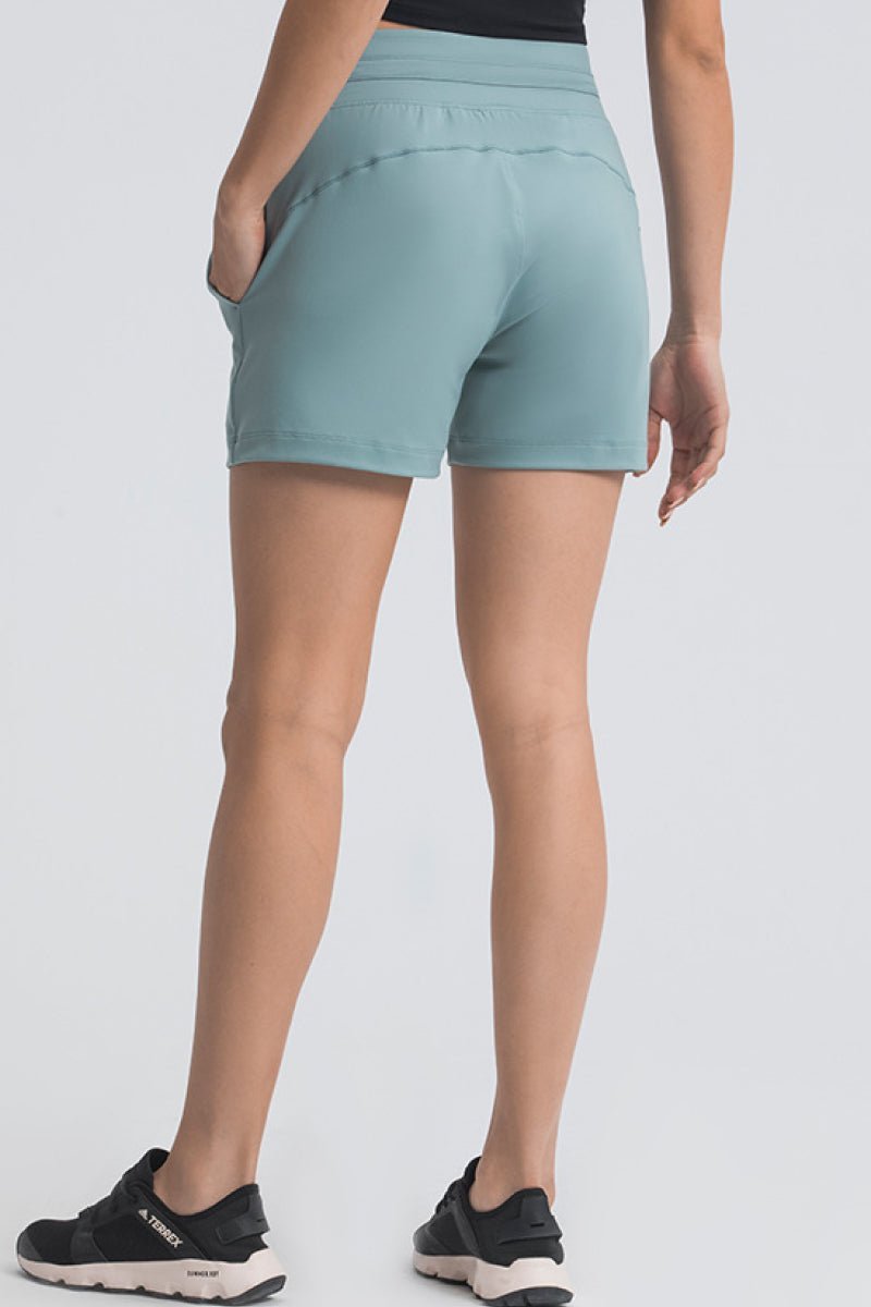 Waist Tie Active Shorts - ElegantAlpha®