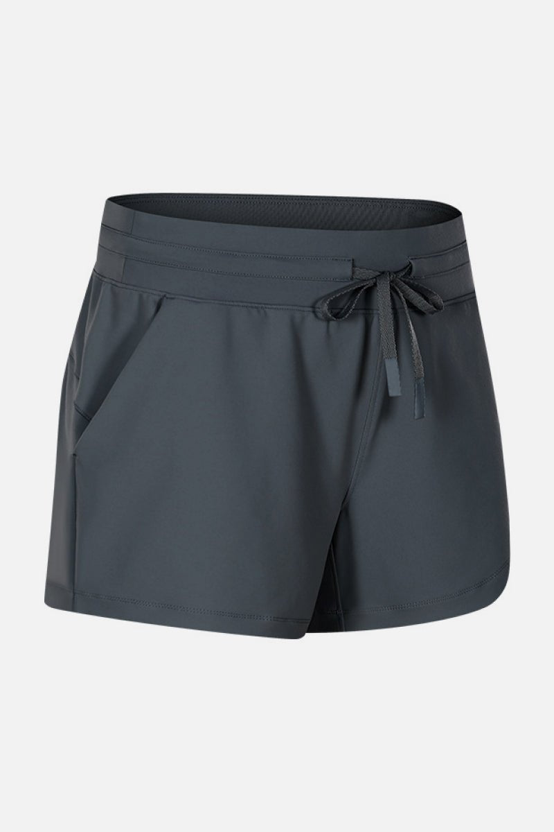 Waist Tie Active Shorts - ElegantAlpha®