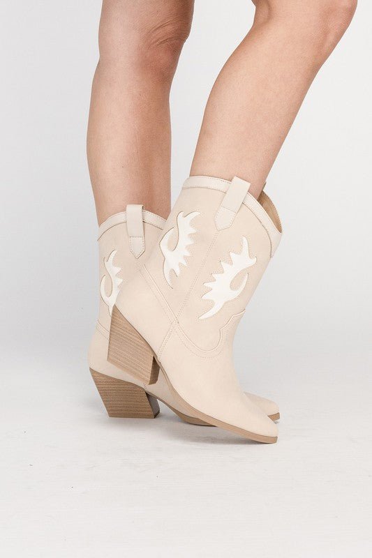 Western High Ankle Boots - ElegantAlpha®