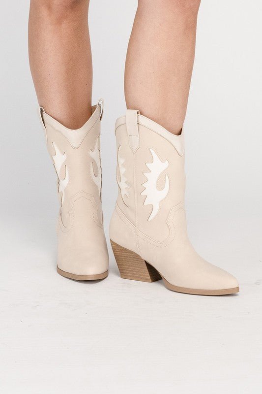 Western High Ankle Boots - ElegantAlpha®