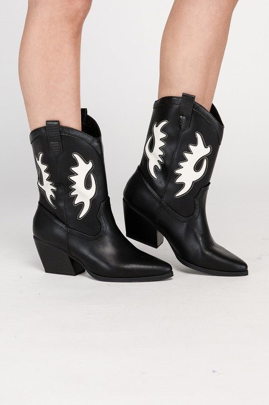 Western High Ankle Boots - ElegantAlpha®