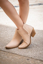 Western Style Cut Out Booties - ElegantAlpha®