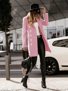 Winter long sleeve woolen coat - ElegantAlpha®