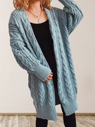 Women's cable knit relaxed cardigan - ElegantAlpha®