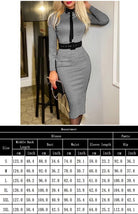 Women'S Casual Slim Belt Print Dress - ElegantAlpha®