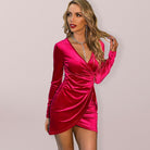 Women’s Deep V Neckline Wrap Dress - ElegantAlpha®