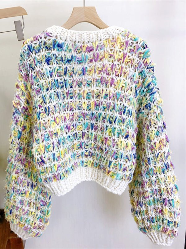 Women's Hand-Knitted Sweater - ElegantAlpha®