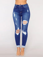 Women's Jagger Ripped Skinny Jeans - ElegantAlpha®