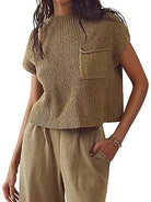 Women's Knitted Pullover Vest - ElegantAlpha®