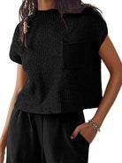 Women's Knitted Pullover Vest - ElegantAlpha