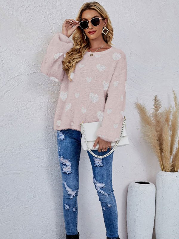 Women's Long Sleeve Sweater - ElegantAlpha®