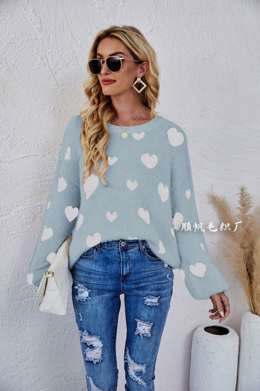 Women's Long Sleeve Sweater - ElegantAlpha®