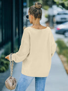 Women's long sleeved sweater - ElegantAlpha®