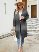 Women’s Ombre Knit Drape Cardigan - ElegantAlpha®