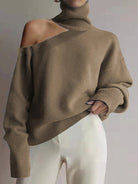 Women's One Shoulder Sweater - ElegantAlpha®