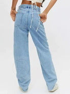 Women's Ripped High Waist Relaxed Baggy Jeans - ElegantAlpha®