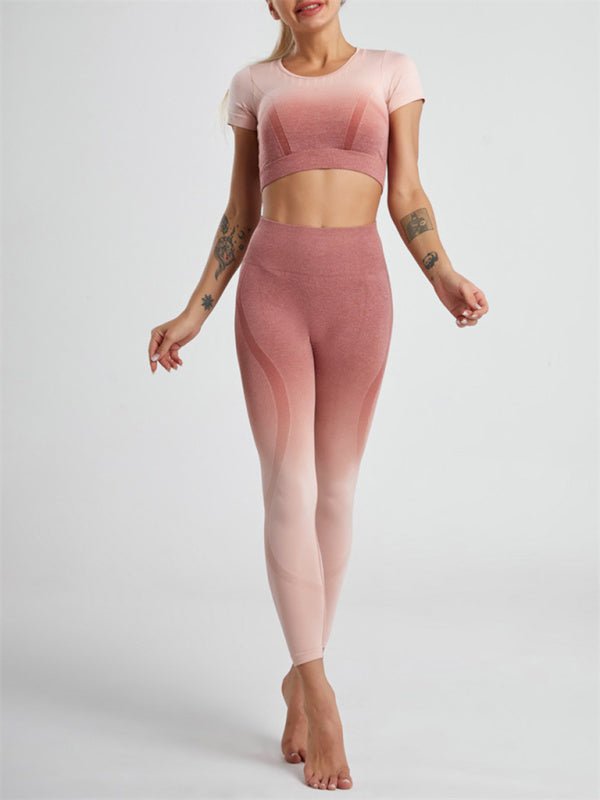 Women's Seamless Yoga Two-Piece Suit - ElegantAlpha®