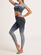 Women's Seamless Yoga Two-Piece Suit - ElegantAlpha®