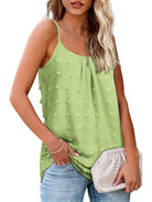 Women's Solid Color Clip Dot Camisole - ElegantAlpha®