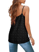 Women's Solid Color Clip Dot Camisole - ElegantAlpha®