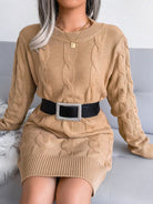 Women's wool knitted dress - ElegantAlpha®